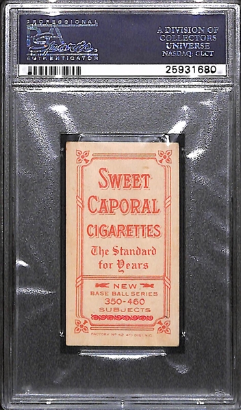 1909 T206 Russ Ford - Sweet Caporal - PSA 5.5