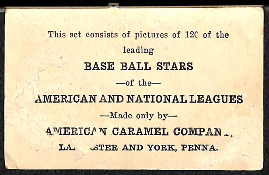 1922 E121 American Caramel Ross Youngs - HOF