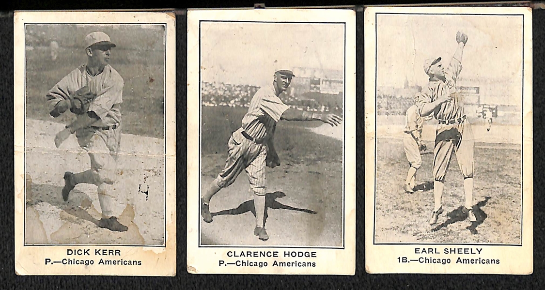 Lot of (5) 1922 E121 American Caramel Cards of Chicago White Sox Players