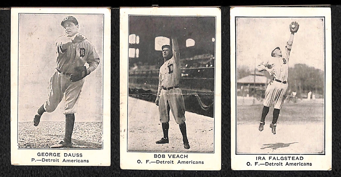 Lot of (5) 1922 E121 American Caramel Cards w. George Dauss