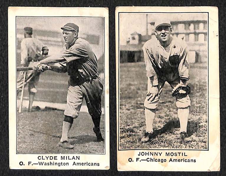 Lot of (4) 1922 E121 American Caramel Cards w. Joe Judge