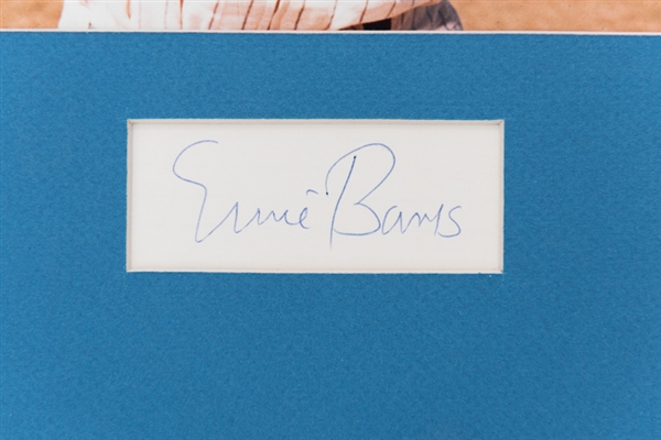 Duke Snider & Ernie Banks Signed Photo & Cut Displays