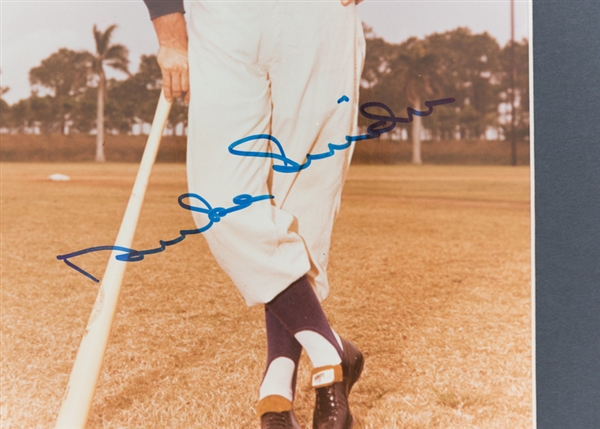 Duke Snider & Ernie Banks Signed Photo & Cut Displays