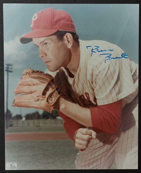 Lot of 4 Philadelphia Phillies Signed & Matted Photos w. Roberts - Ready For Frames