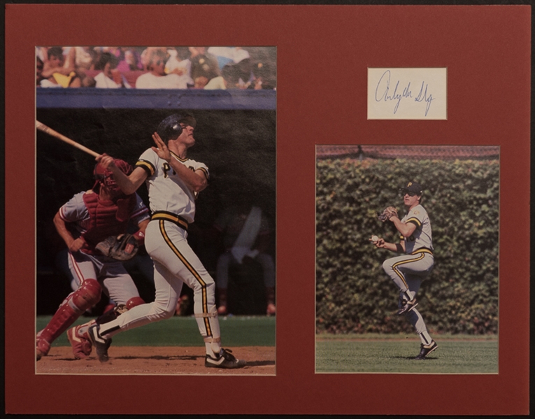 Lot of 6 Baseball Signed Photo & Cut Autograph Displays