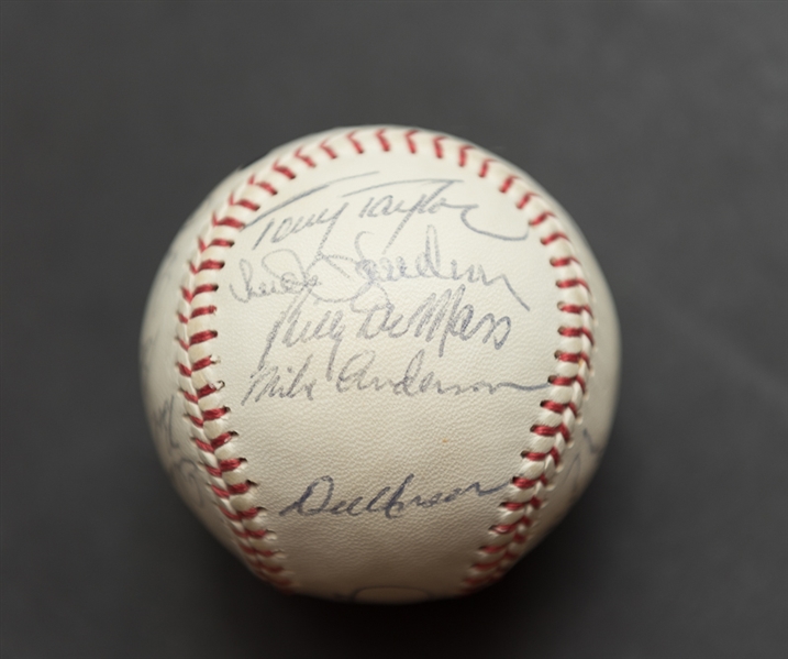 1979 Philadelphia Phillies Team Signed Baseball -22 Signatures Including Nino Espinosa