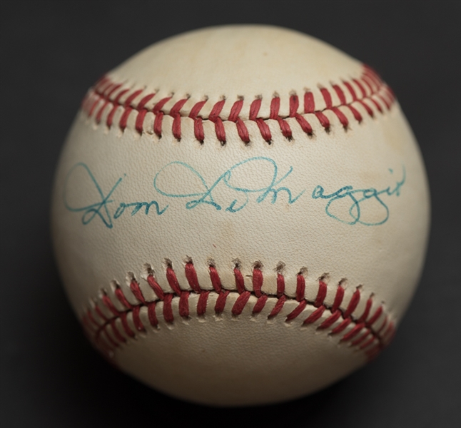 Dom DiMaggio Signed American League Baseball