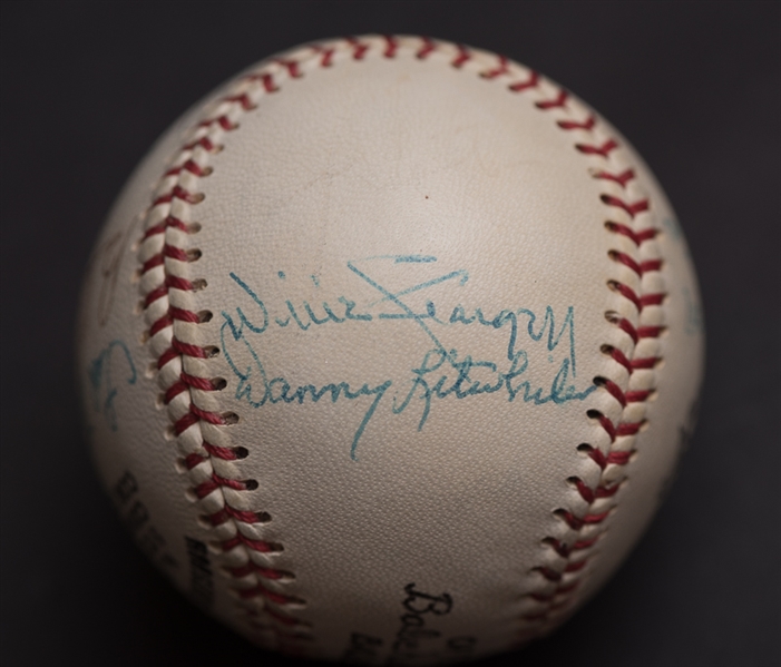 Multi-Signed Baseball w. Kiner & Stargell