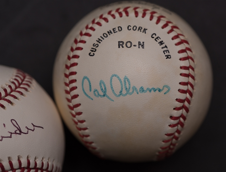 Lot of 3 Dodgers Signed Baseballs w. Duke Snider