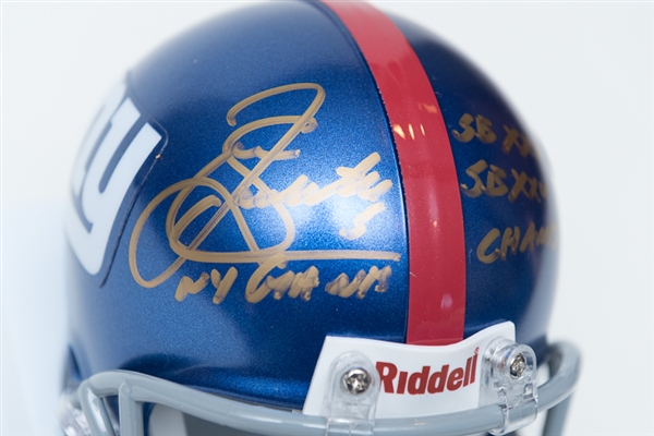 Sean Landeta Signed New York Giants Mini Helmet - JSA