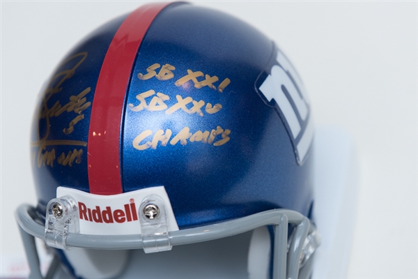 Sean Landeta Signed New York Giants Mini Helmet - JSA