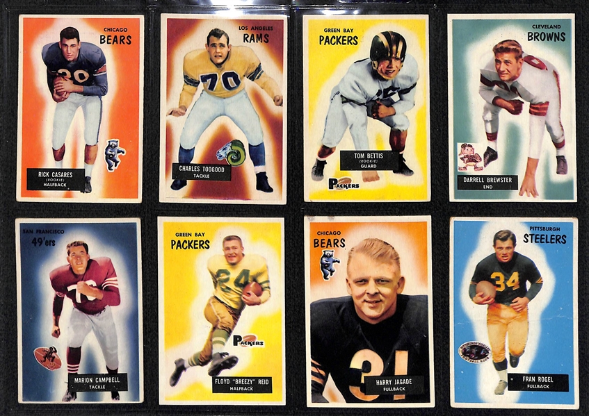 1955 Bowman Football Partial Set (Norm Van Brocklin)