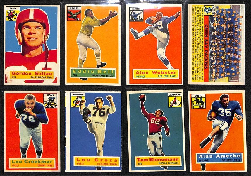 1956 Topps Football Partial Set (Lenny Moore)