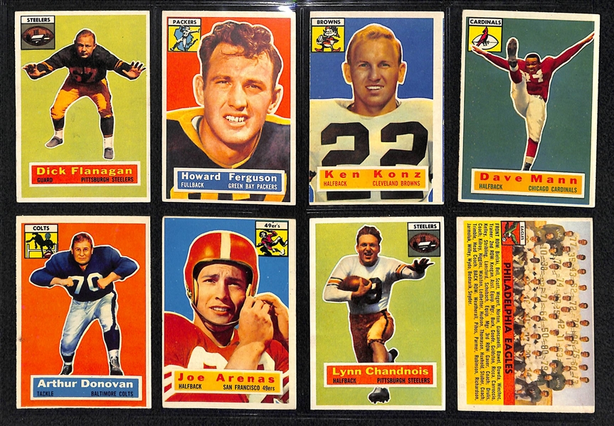 1956 Topps Football Partial Set (Lenny Moore)