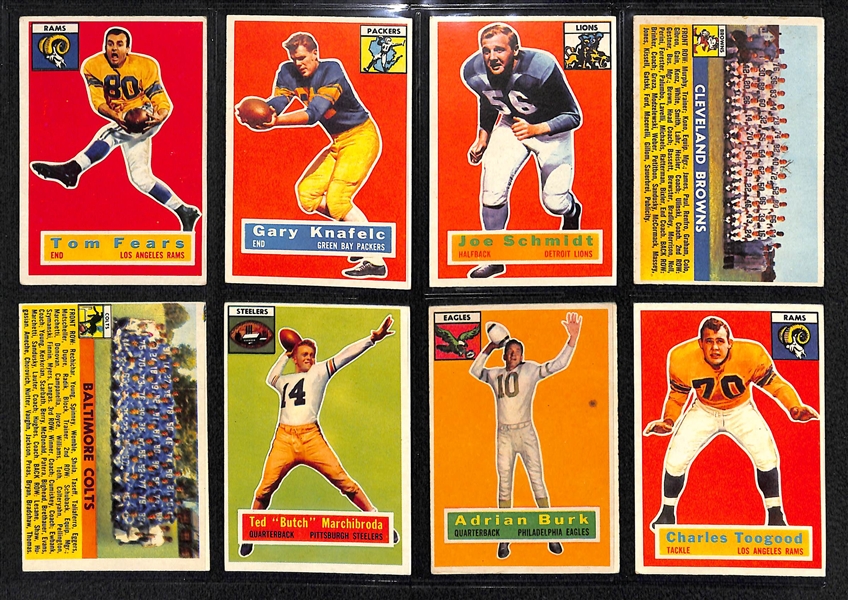 1956 Topps Football Partial Set (Lenny Moore)