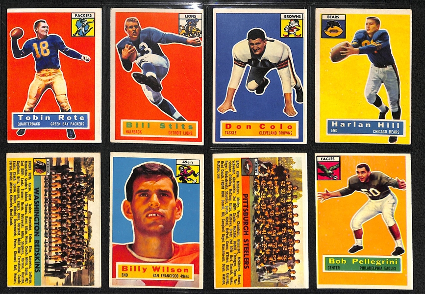 1956 Topps Football Partial Set (Lenny Moore)