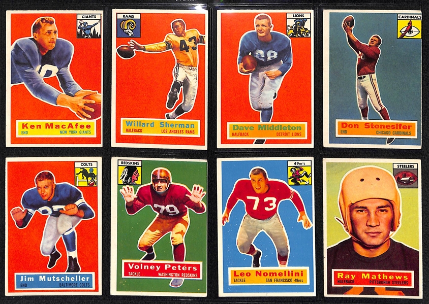 1956 Topps Football Partial Set (Lenny Moore)