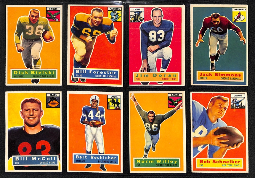 1956 Topps Football Partial Set (Lenny Moore)