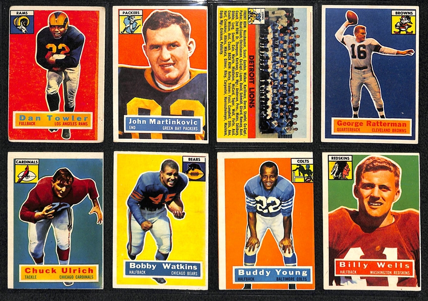 1956 Topps Football Partial Set (Lenny Moore)