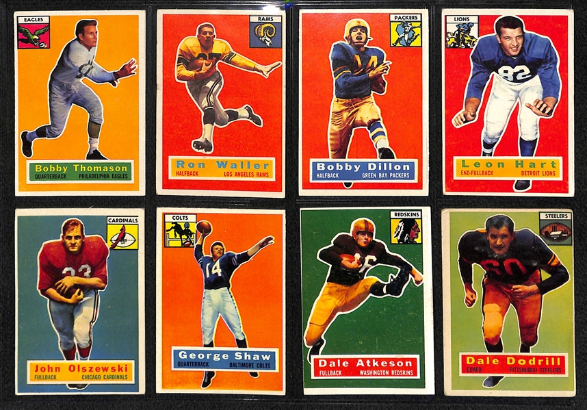 1956 Topps Football Partial Set (Lenny Moore)