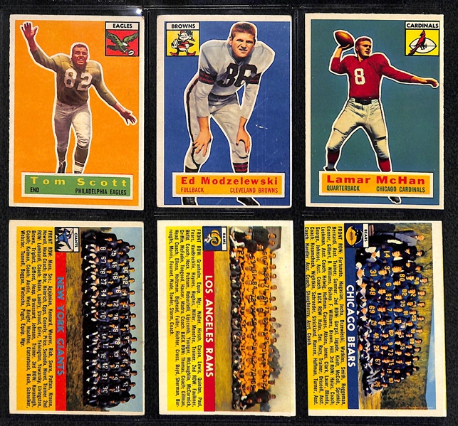 1956 Topps Football Partial Set (Lenny Moore)