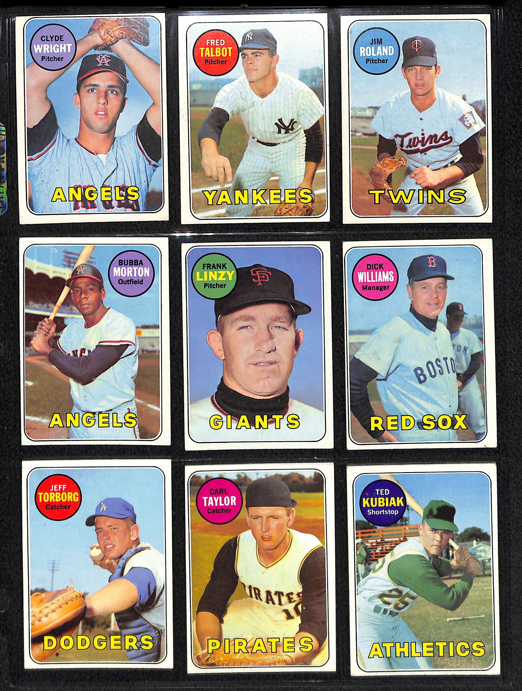 Lot Detail - Lot of (80) 1969 Topps Baseball Cards with Rod Carew