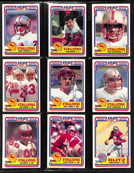 1984 Topps UFL Football Set