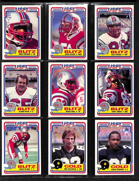 1984 Topps UFL Football Set