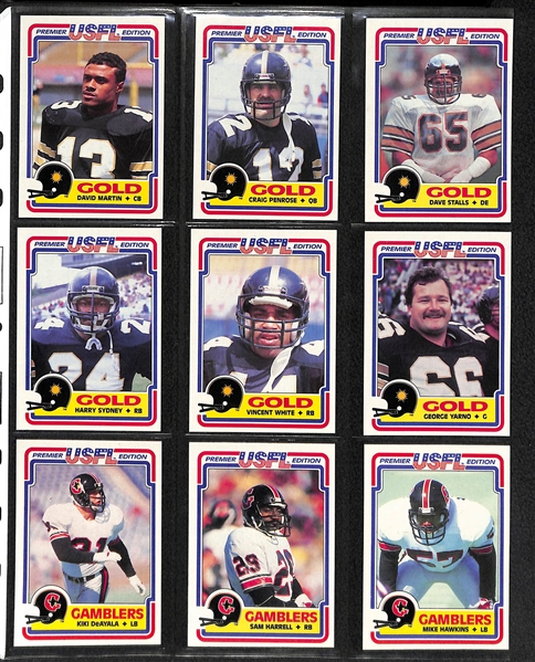 1984 Topps UFL Football Set