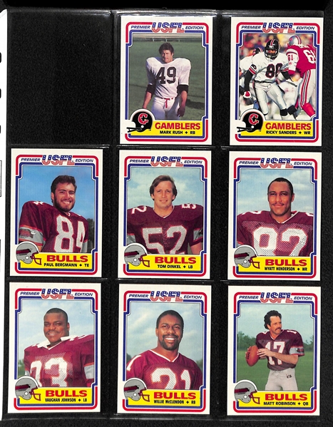 1984 Topps UFL Football Set