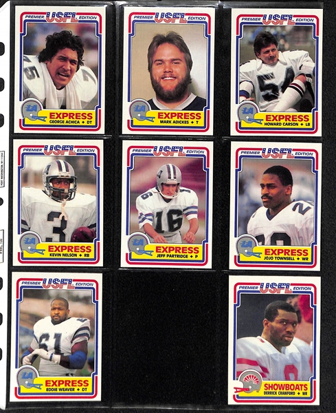 1984 Topps UFL Football Set