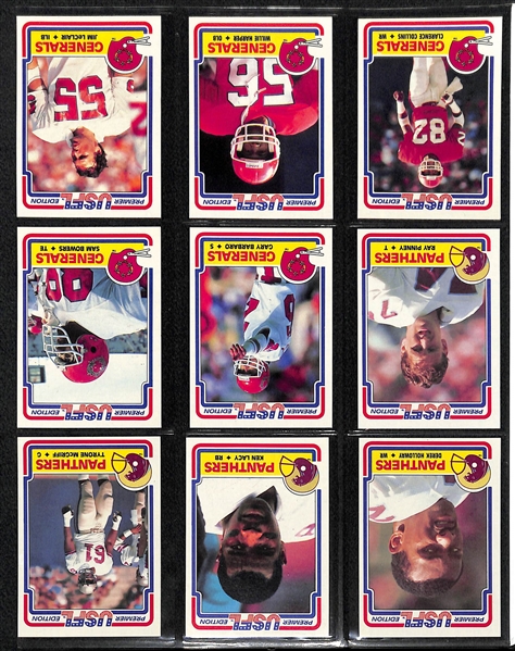 1984 Topps UFL Football Set