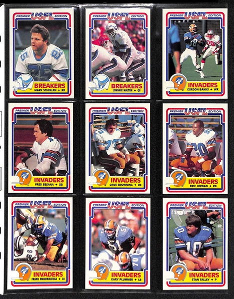 1984 Topps UFL Football Set