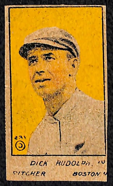 Four 1920's Strip Cards w. Eddie Rousch (HOF)