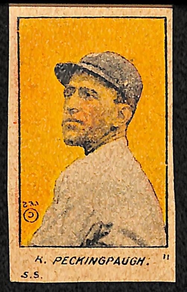 Four 1920's Strip Cards w. George Kelley (HOF)