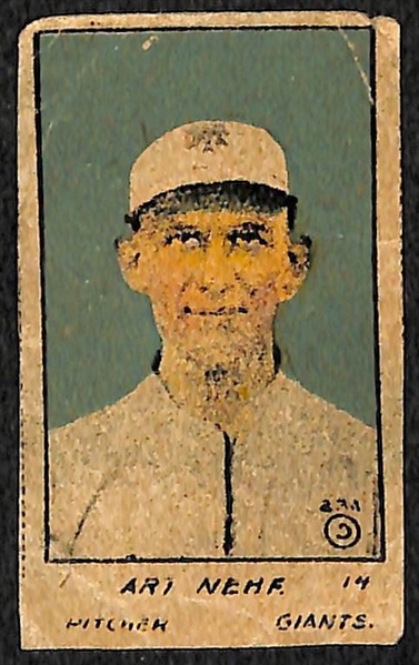 Four 1920's Strip Cards w. George Kelley (HOF)