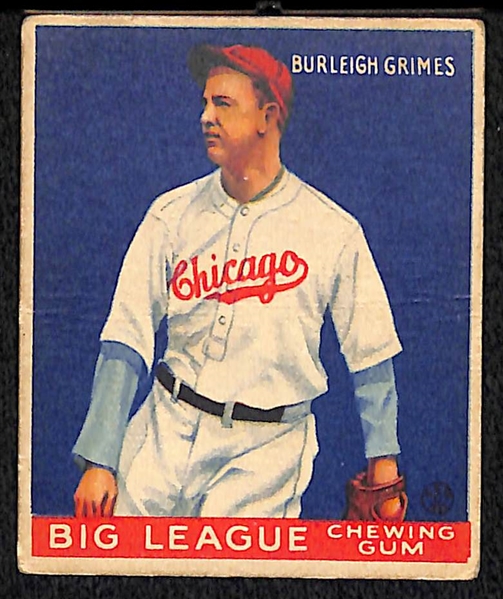 1933 Goudey #64 Burleigh Grimes (HOF) Card