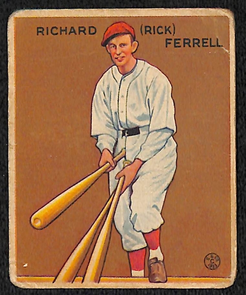 Lot of Five 1933 Goudey cards w. Rick Ferrell (HOF)