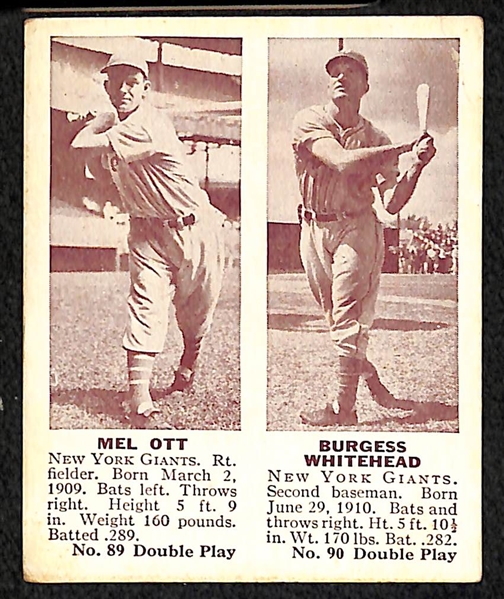 Lot of Three: (1) 1941 Playball Card, (2) 1941 Double Play Cards