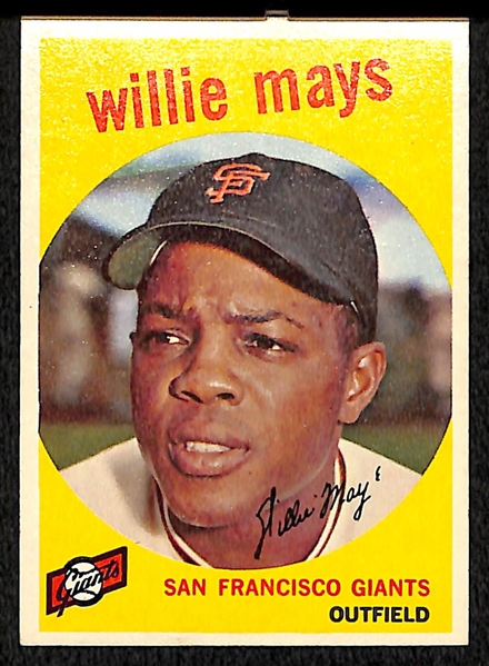 1959 Topps #50 Willie Mays Card