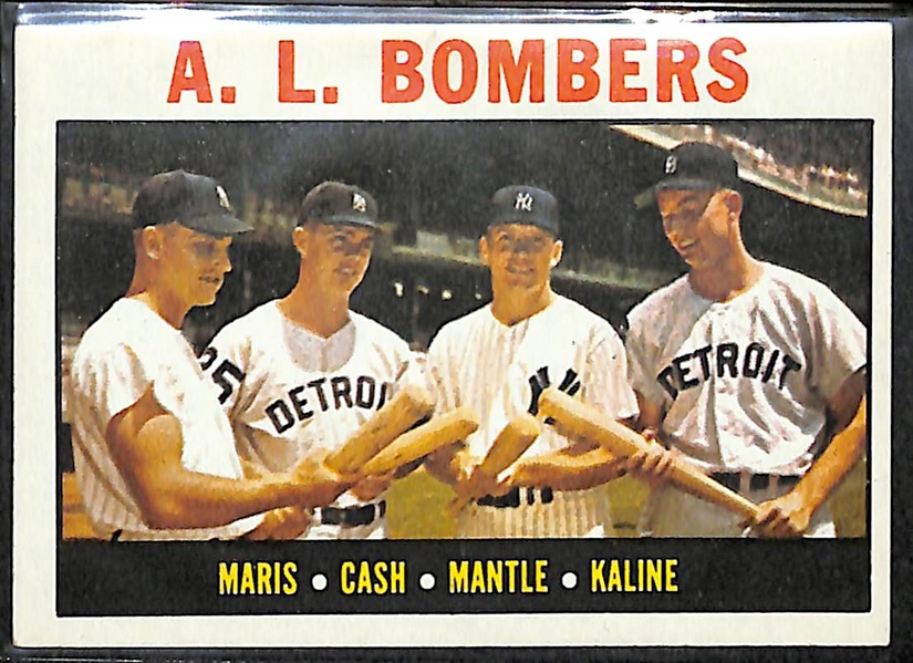 1964 Topps #331 A.L. Bombers Card