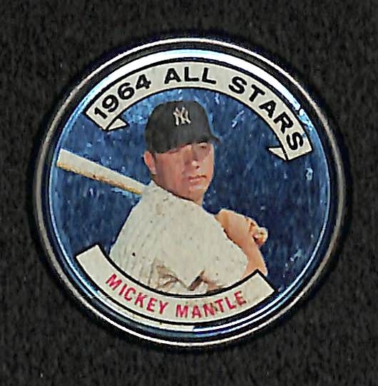 Mickey Mantle Lot of Cards and 1964 Coin