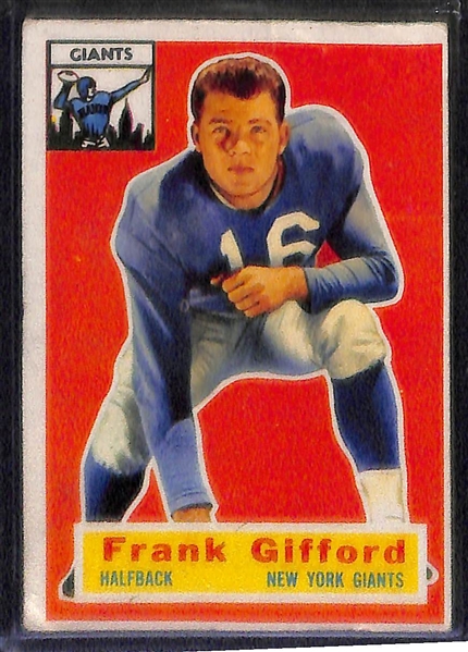 Lot of 24 Topps Football Card 1955-1984 w. Frank Gifford