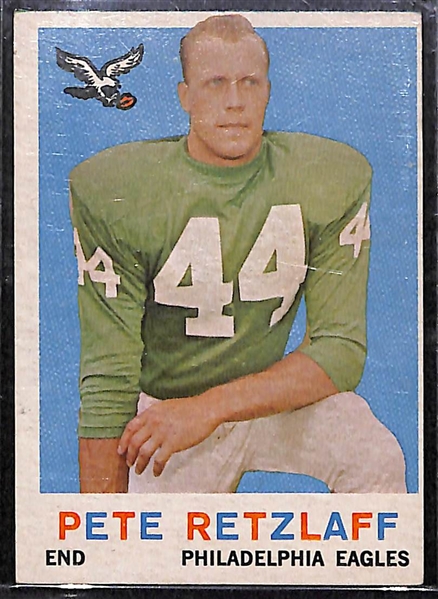 Lot of 80 Assorted 1959 Topps Football Cards w. Joe Perry