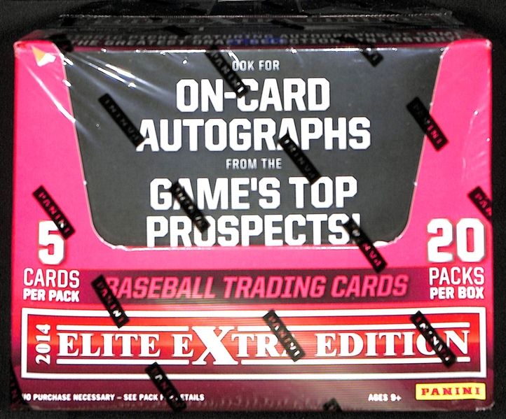 2014 Panini Elite Baseball Hobby Box