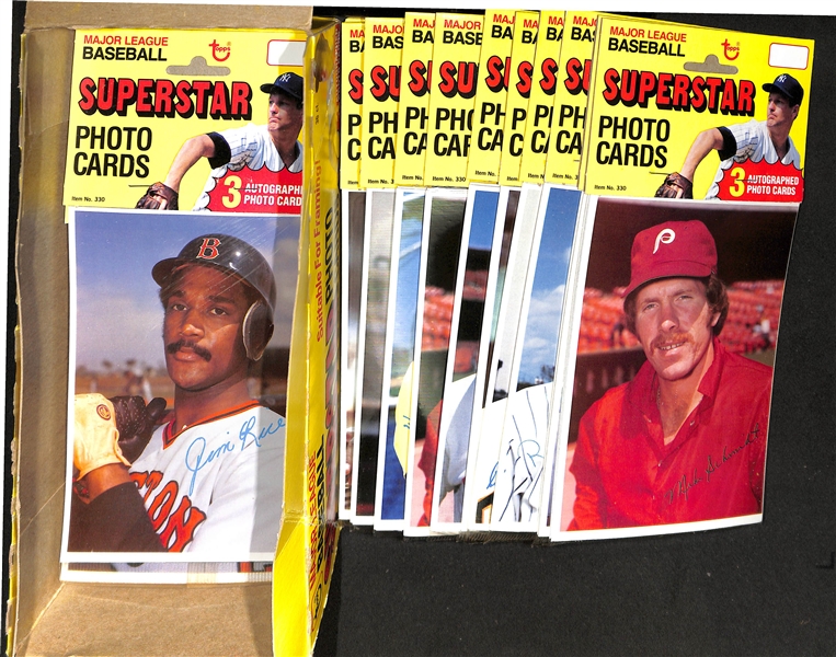 1980 Topps Superstar Baseball 5x 7 Cards Box