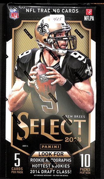 2014 Panini Select Football Hobby Box