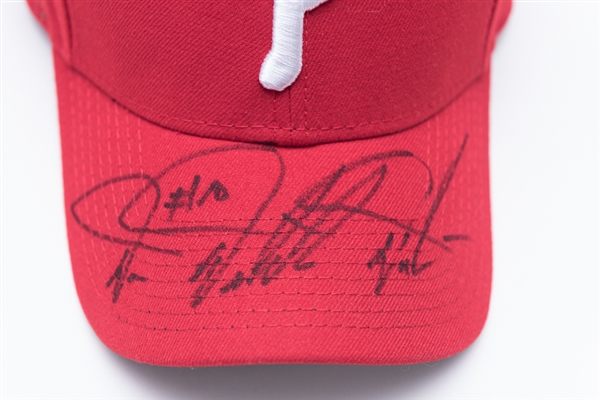 Larry Bowa & Darren Daulton Signed Phillies Hats