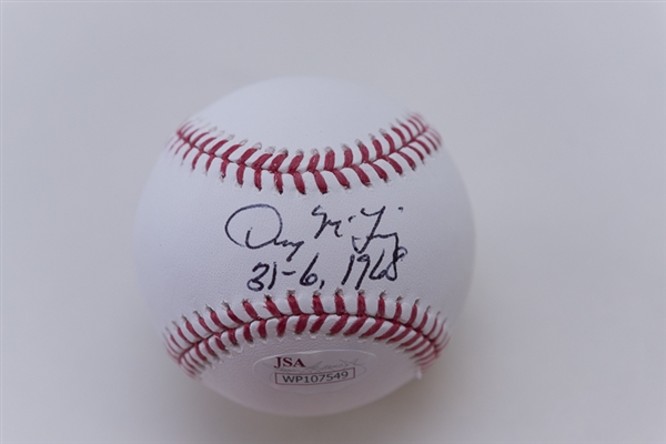 Lot Of 2 Denny McLain Signed Baseballs - JSA