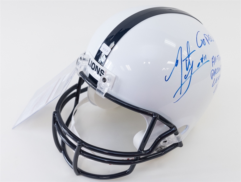 John Cappelletti & Matt McGloin Signed & Inscribed Penn State Full Size Helmet - JSA